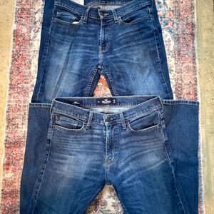 Hollister Men's Skinny Fit Denim Jeans Bundle